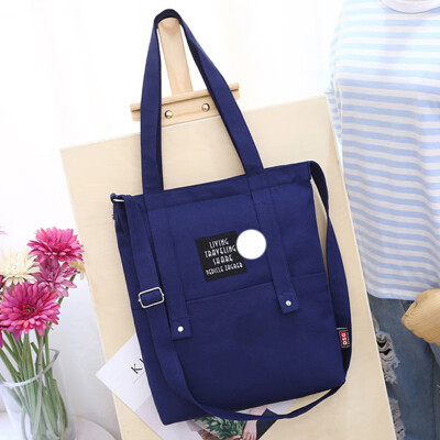 

Bags for women 2019 Simple Girls Canvas Shoulder Tote Handbags Letter Embroidery Casual Crossbody Bolsa Feminina