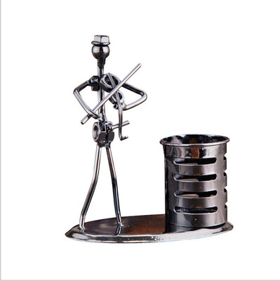 

Iron art band pencil box office desktop decoration creative practical student gifts metal crafts