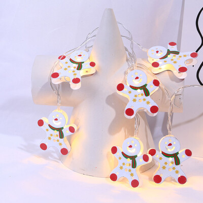 

〖Follure〗Christmas Snowman 2m 10 LED Lights Party Home Decor Outdoor Indoor Xmas Lamp