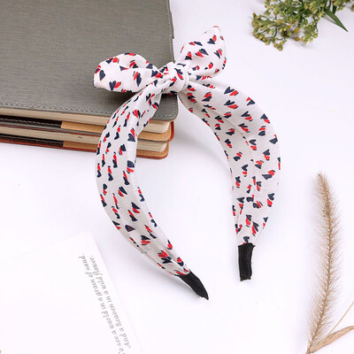 

Baby GirlsRabbit Ears 3 Colors Dots Design Chiffon Headband Headwear Apparel Photography Prop Party Gift