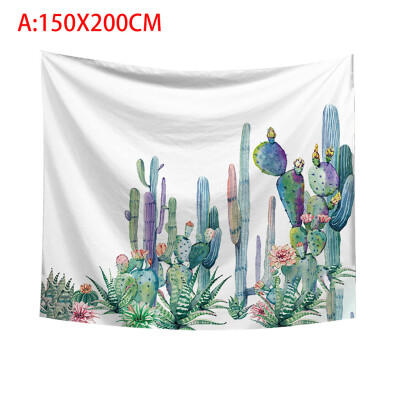 

Toponeto Cactus Tapestry Wall Hanging And Cactus Plant Printed Tapestry Cactus Watercolor Tapestry