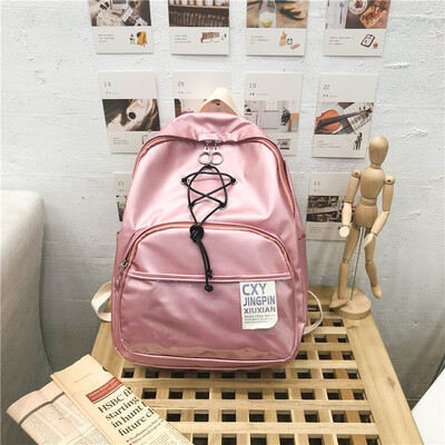 

Ins bag girl Korean version of high school students Japanese campus simple Mori Department of ancient sense girl backpack backpack