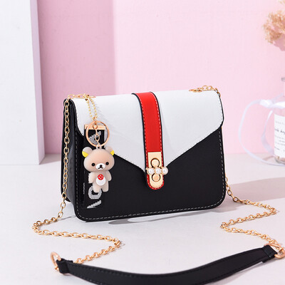 

Female bag 2019 spring&summer new wave female bag Korean version of the female bag fashion small fresh Messenger bag