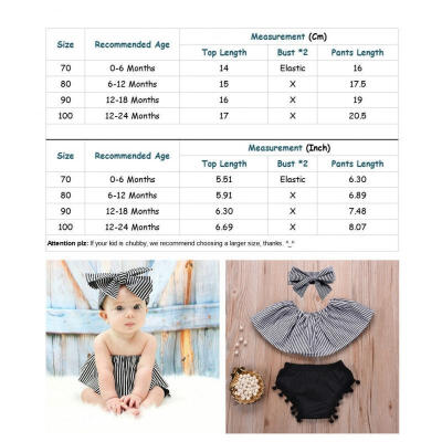 

Hot fashion Newborn Kids Baby Girl Romper Jumpsuit BodysuitHeadband Clothes 3pcs Outfit