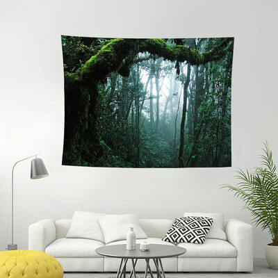 

Gobestart New Green Tapestry Living Room Bedroom Decorative Painting