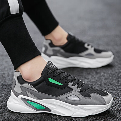 

Summer sports mesh shoes Korean ulzzang tide shoes mens casual running shoes ins old shoes mens Harajuku