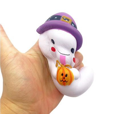 

Tailored 12cm Cute Ghost Squeeze Slow Rising Fun Toy Halloween Gift Phone Strap