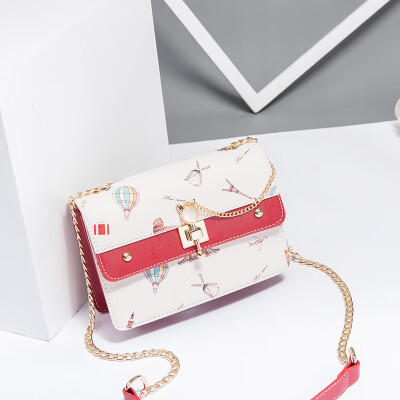 

Summer ins shoulder girl 2019 Joker student chain messenger bag fashion summer fresh