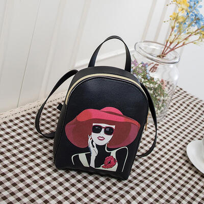 

Fashion Girls Shell Preppy Backpack Floral Print Bags Casual School Bag
