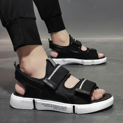 

Ins sandals mens new Korean version student leisure sandals summer sports soft-soled Vietnamese sandals