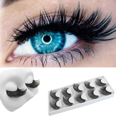 

〖Follure〗5Pair Luxury 3D False Lashes Fluffy Strip Eyelashes Long Natural Party