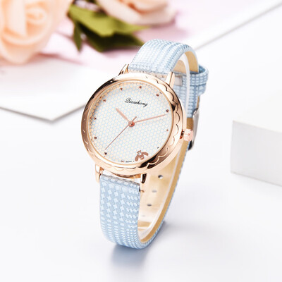 

RM Fashion Simple Casual Ladies Watch Bee Home Dial Leather With Strap Ladies Watch