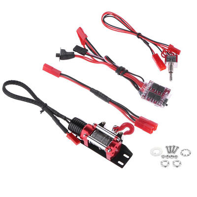 

Metal Simulate Winch ESC Remote Controller for 110 Redcat RC Rock Crawler
