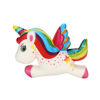 

Siaonvr Cute Unicorn Squishy Slow Rising Cartoon Doll Cream Scented Stress Relief Toy