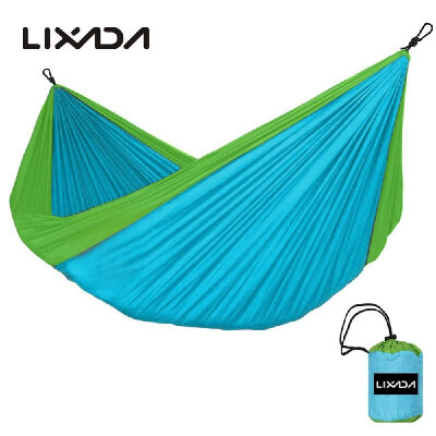 

Lixada Portable Durable Compact Nylon Fabric Traveling Camping Hammock for Two Persons