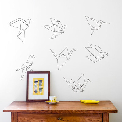 

Papercranes Creative Art Wall Decals Living Room Bedroom Decoration Stickers