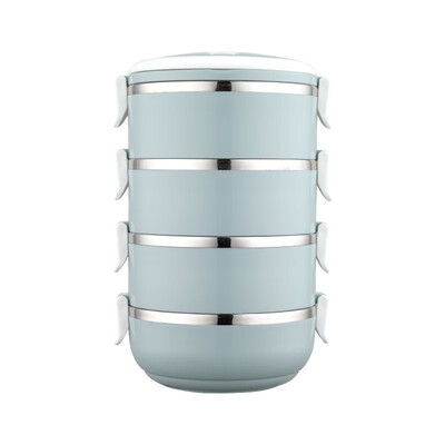 

Natural Nordic Design colorful Portable stainless steel lunch box Bento Box combination container for food thermal insulation