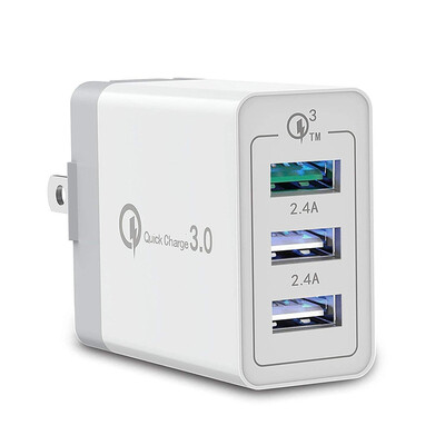 

3 Port Fast Quick Charge QC 30 USB Hub Wall Charger Adapter
