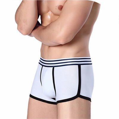 

Mens Cotton Boxer Briefs Quick-Drying Breathable Underwear