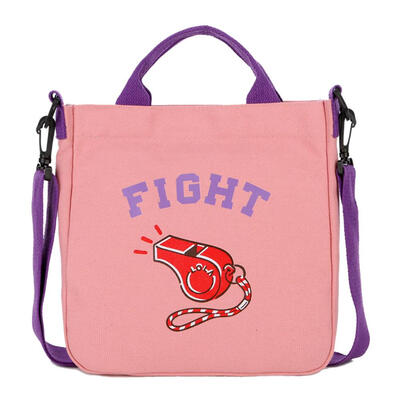 

Cute Printing Shoulder Handbags Women Messenger Bags Canvas Shopping Totes