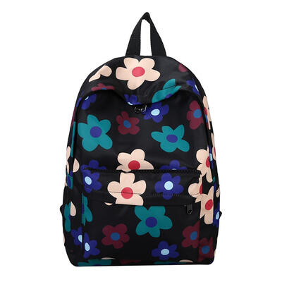 

Floral Canvas Backpack Women Large Capacity School Travel Casual Knapsack