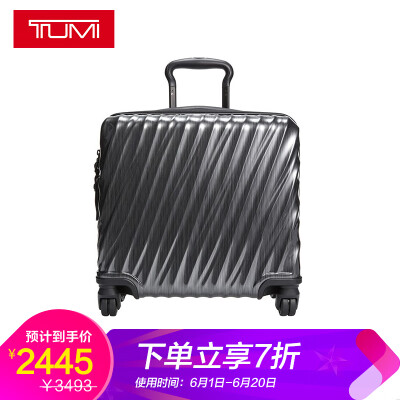 

TUMI way Ming 19 Degree series boutique business fashion travel trolley case boarding 0228604D 20 inch black