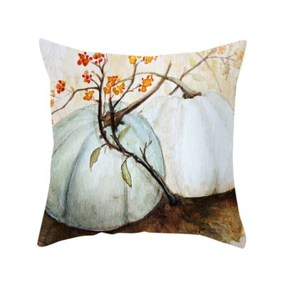 

Halloween Pumpkin Cushion Cover Peach Velvet Throw Pillow Cover Decorative Pillowcase Holiday Sofa Chair Car Bed Decoration