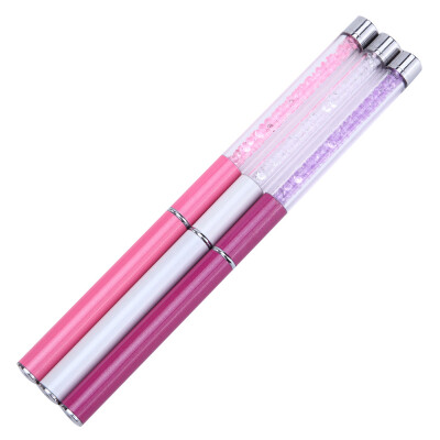 

Toponeto 3 PCS UV Gel Pen Nail Art Carving Pen Brushes Acrylic Handle Salon Tool