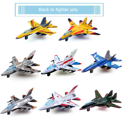

Children Alloy Fight Combat Aircraft Plane Model Aeroplane Kids Toy Random