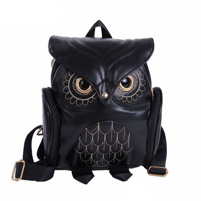 

Tailored Fashion Cute Owl Backpack Women Cartoon School Bags For Teenagers Girls
