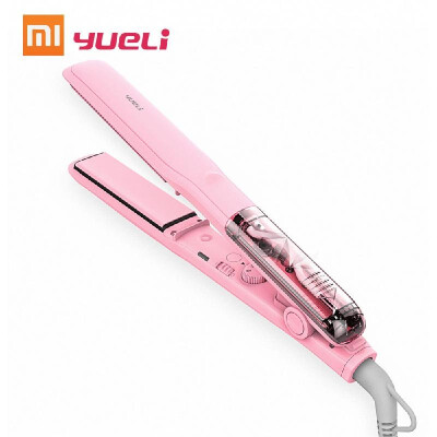 

Xiaomi YueLi Hair Straightener Vapor Steam Curler Mini Portable LED Indicator Less Hair Damage 5 Levels Adjustable Temp for Travel