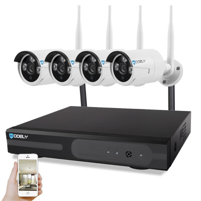 

4CH 720P NVR Wifi Outdoor IR Night Vision Home Security Camera System Without Hard Drive