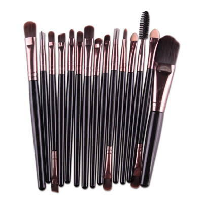 

15 Pcsset Women Foundation Eyeshadow Eyeliner Lip Brand Make Up Eye Brushes Set Professional Cosmetic Makeup Brush