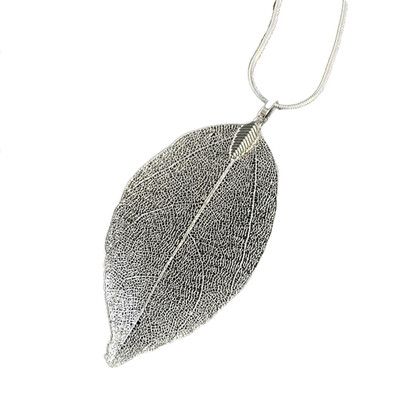 

New Punk Fashion Minimalist Leaves Pendant Clavicle Necklaces For Women Jewelry Gift Chain