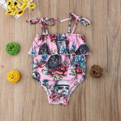 

1Pcs Newborn Baby Girl Flower Bikini Swimsuit Swimwear Beachwear Summer Bodysuit