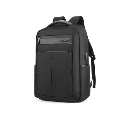 

Mens business backpack male notebook 156 inch computer bag USB rechargeable large capacity mens backpack