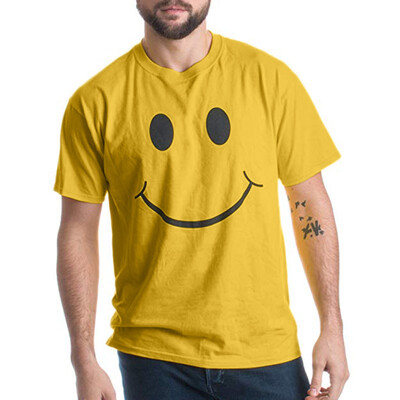 

Toponeto Summer Mens Fashion Casual Letter Solid Color Print Short Sleeve T-Shirt Blouse