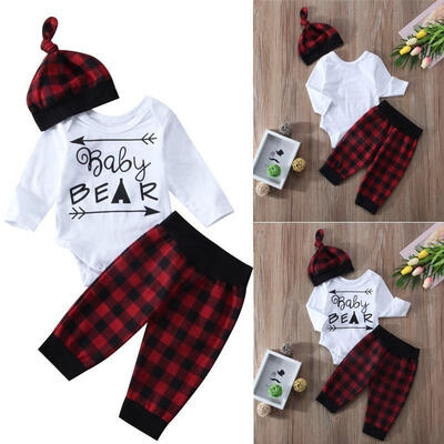 

3pcs Newborn Kid Baby Girl Floral Clothes Jumpsuit Romper Bodysuit Pants Outfits