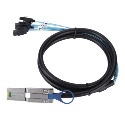 

Greensen Cabledeconn SFF 8088 MINI SAS 26P to 4 SATA Hard Disk Converter Cable SATA Splitter Cable Mini SAS Splitter Cable