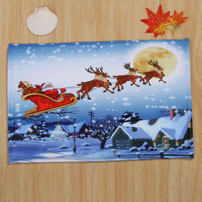 

〖Follure〗Merry Christmas Welcome Doormats Indoor Home Carpets Decor 40x60CM