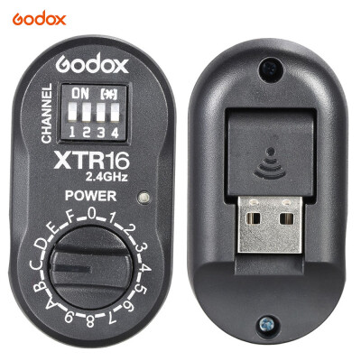 

Godox XTR-16 24G Wireless X-system Remote Control Flash Receiver for X1C X1N XT-16 Transmitter Trigger Wistro AD360DEQTDPQSG