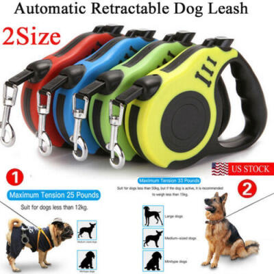 

Automatic Retractable Dog Leash Pet Collar16ft for dogs up to 33 lbs Pet Collar