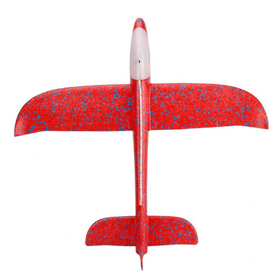 

Siaonvr Foam Throwing Glider Airplane Inertia LED Aircraft Toy Hand Launch Airplane Model