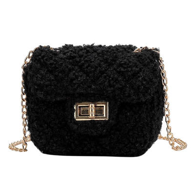 

Retro Woolen Women Girl Chain Casual Mini Shoulder Messenger Crossbody Bags