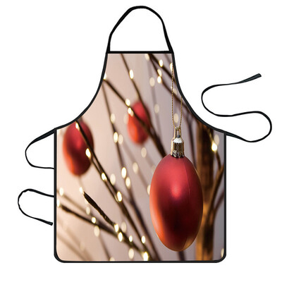 

Toponeto Christmas Decoration Waterproof Apron Kitchen Aprons Dinner Party Apron