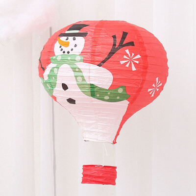 

Christmas Hot Air Balloon Paper Lantern Lampshade Party Decor UK