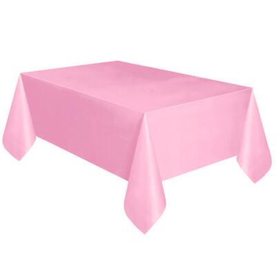 

Siaonvr Large Plastic Rectangle Table Cover Cloth Wipe Clean Party Tablecloth Covers BK