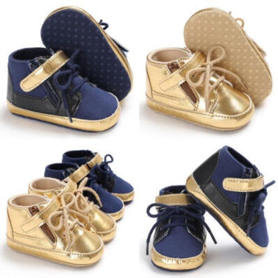 

2018 Baby Shoes PU Leather Newborn Walkers 0 to 18 Months Boys Girls Soft Warm Shoes