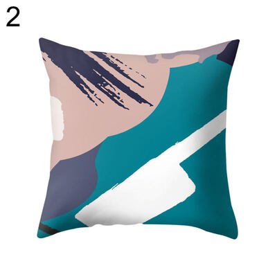 

Abstract Color Block Pillow Case Cushion Cover Sofa Bedroom Car Cafe Decoration