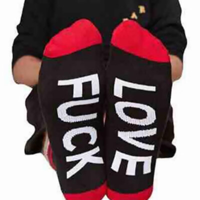 

Autumn Spring Winter Comfortable Cotton Sock Women&Men Unisex Fashion Letter Printed Slippers Socks Style 7